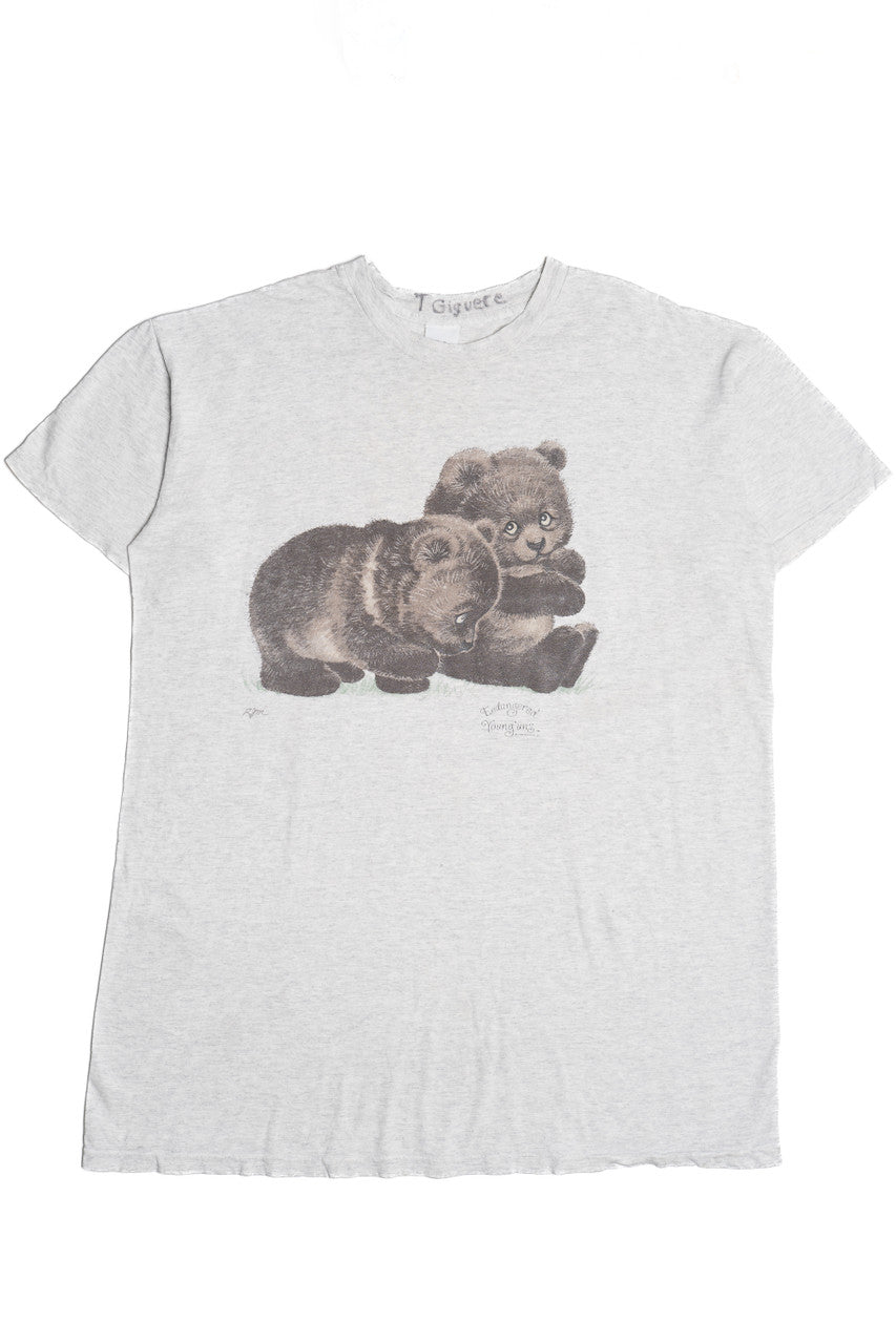 Vintage Baby Bears "Endangered Young'uns" Tall T-Shirt