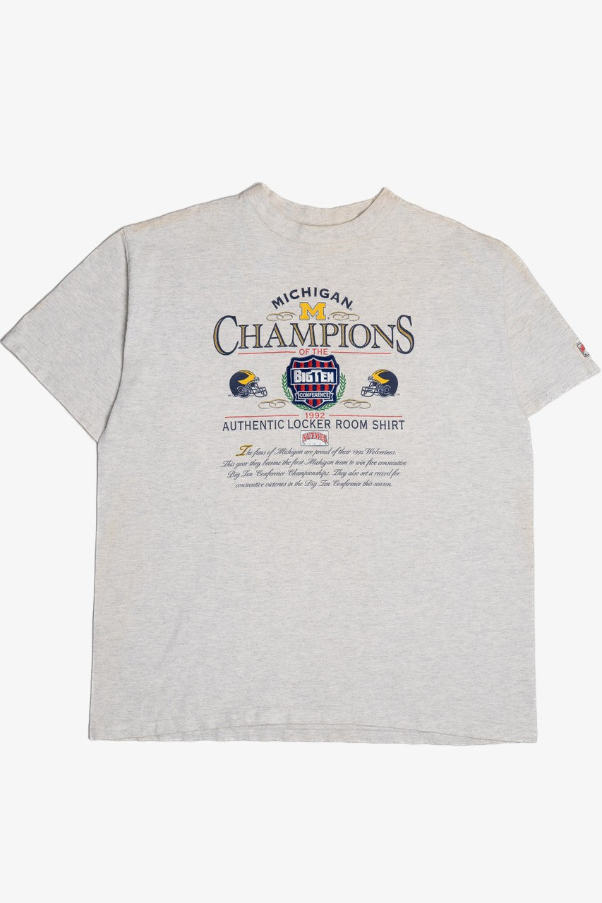 Vintage 1992 Michigan Champions Nutmeg T-Shirt