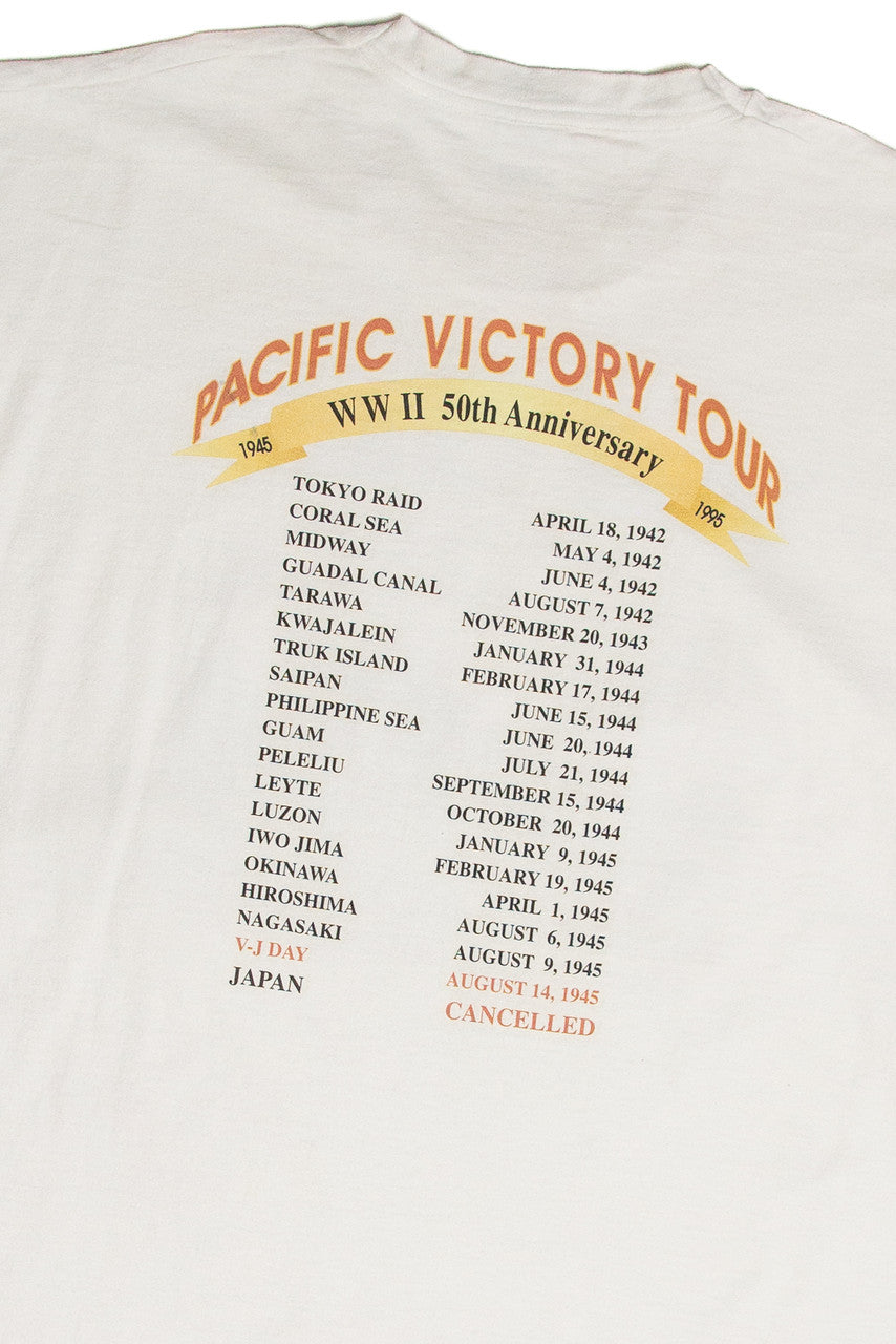 Vintage VJ Day 50th Anniversary Tour T-Shirt (1995)