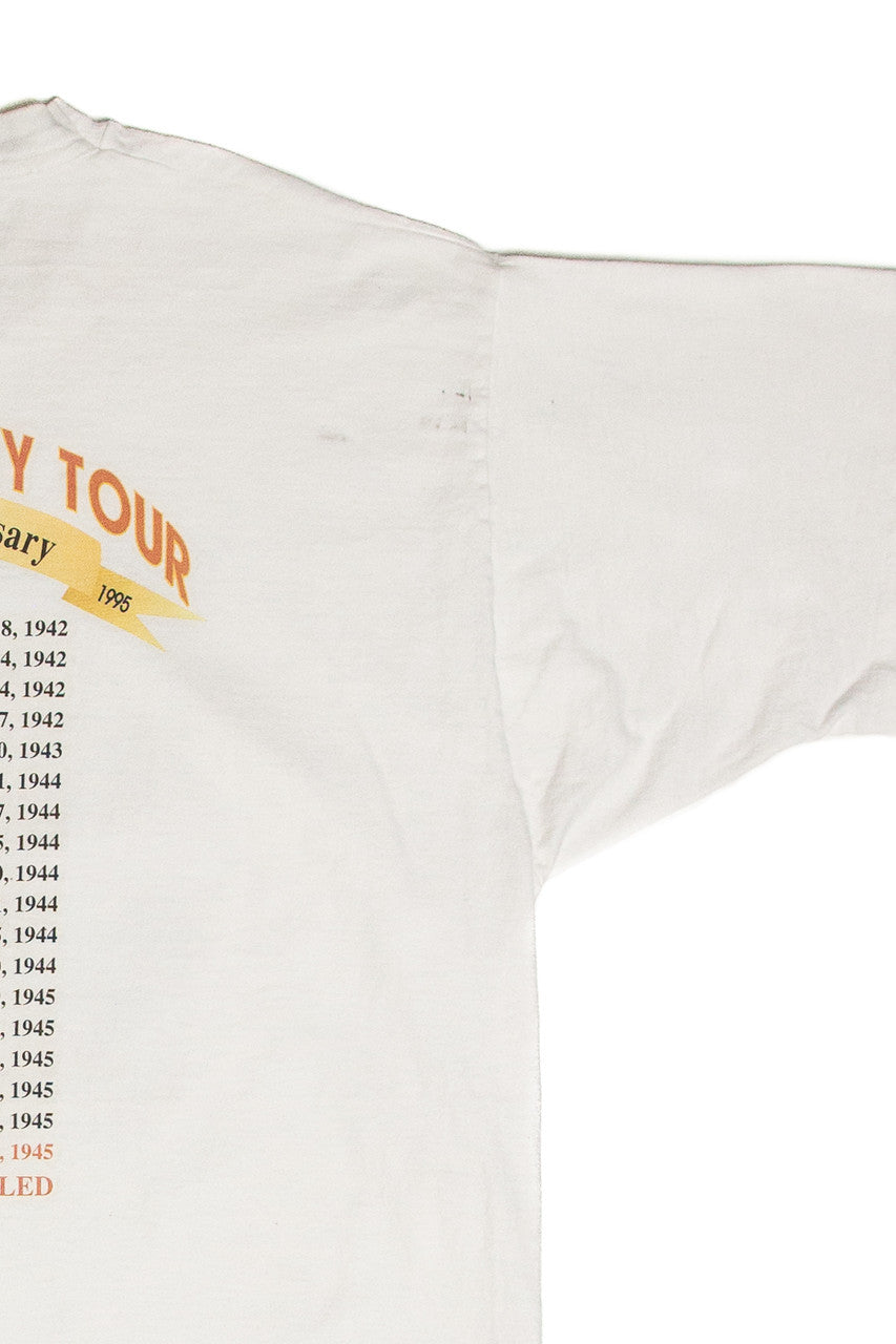 Vintage VJ Day 50th Anniversary Tour T-Shirt (1995)