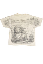 Vintage Manatees All Over Print T-Shirt