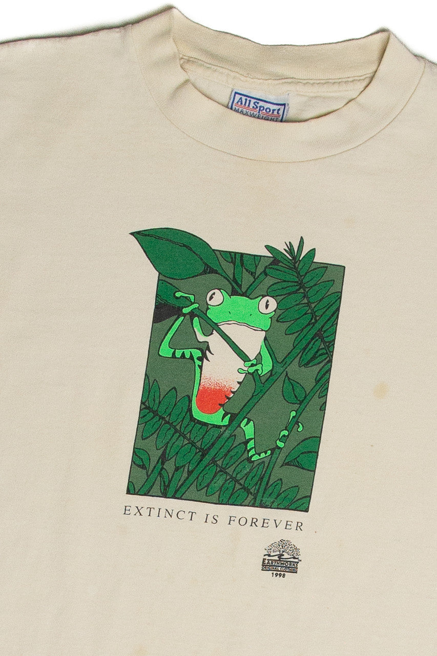 Vintage Extinction Is Forever Earthworks T-Shirt (1998)