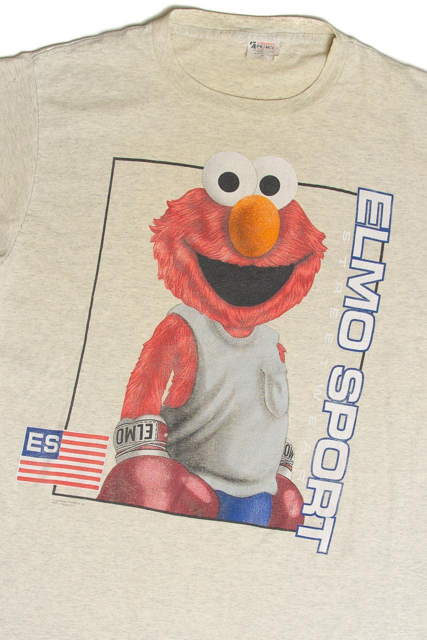Vintage Distressed Elmo Sport T-Shirt