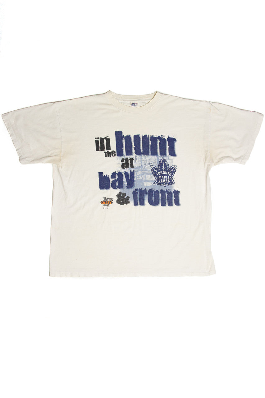 Vintage Toronto Maple Leafs "In The Hunt At Bay & Front" T-Shirt