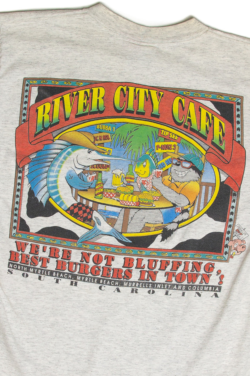 Vintage River City Cafe South Carolina T-Shirt