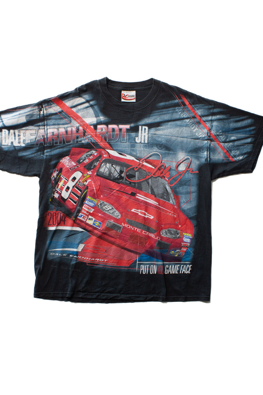 Vintage Dale Earnhardt Jr. All Over Print T-Shirt (2000s)