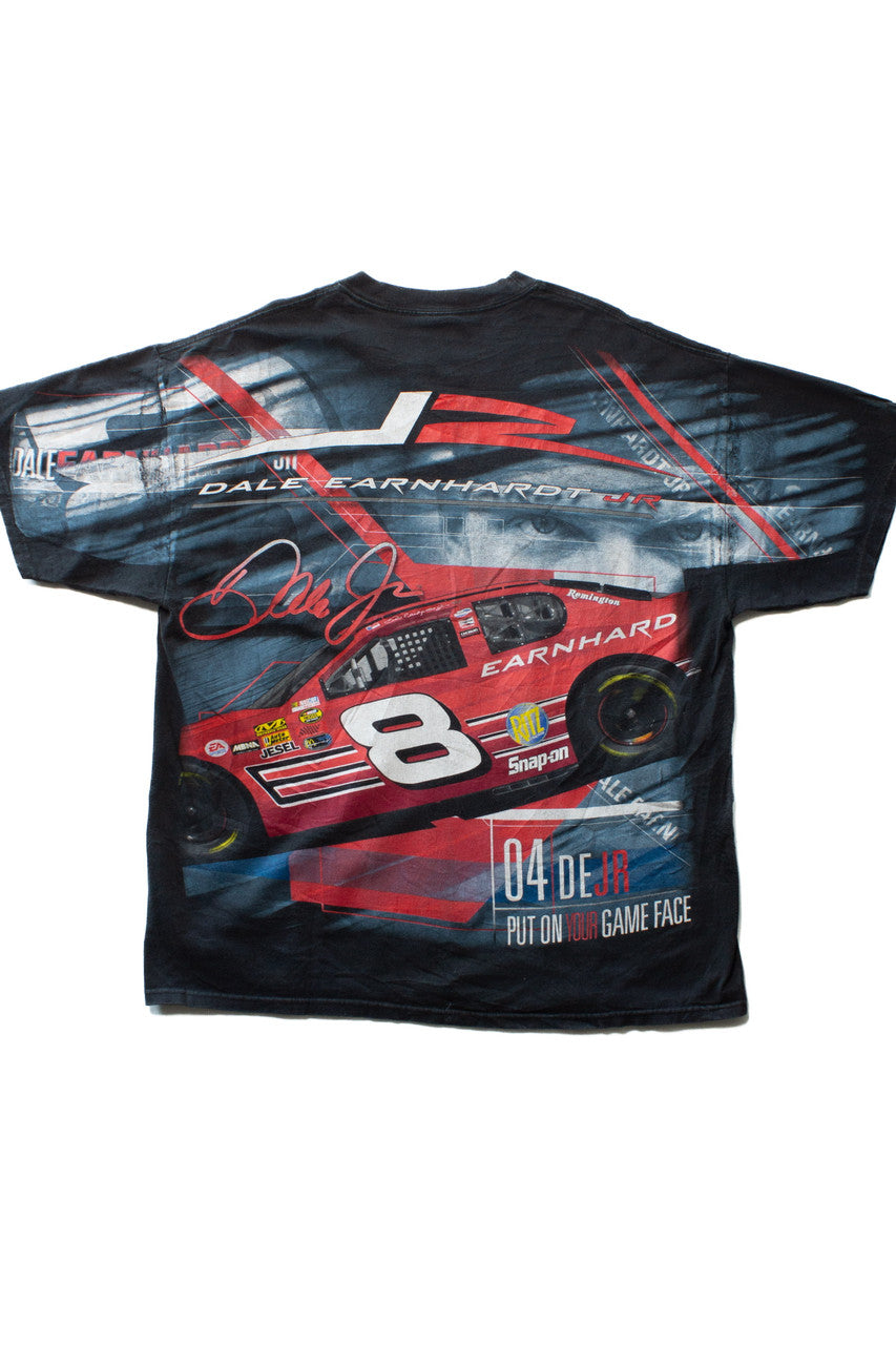 Vintage Dale Earnhardt Jr. All Over Print T-Shirt (2000s)