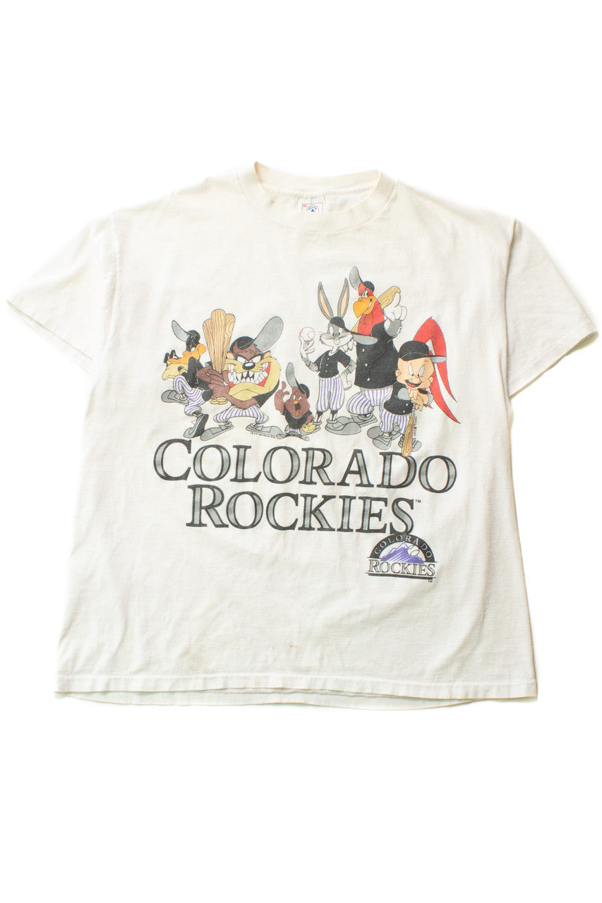 Vintage Colorado Rockies Looney Tunes T-Shirt (1994)