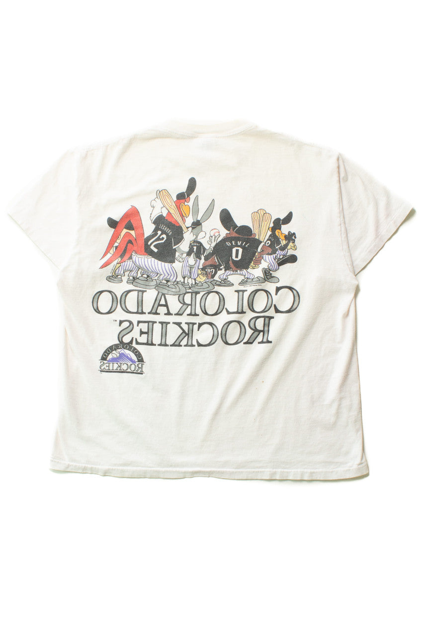 Vintage Colorado Rockies Looney Tunes T-Shirt (1994)