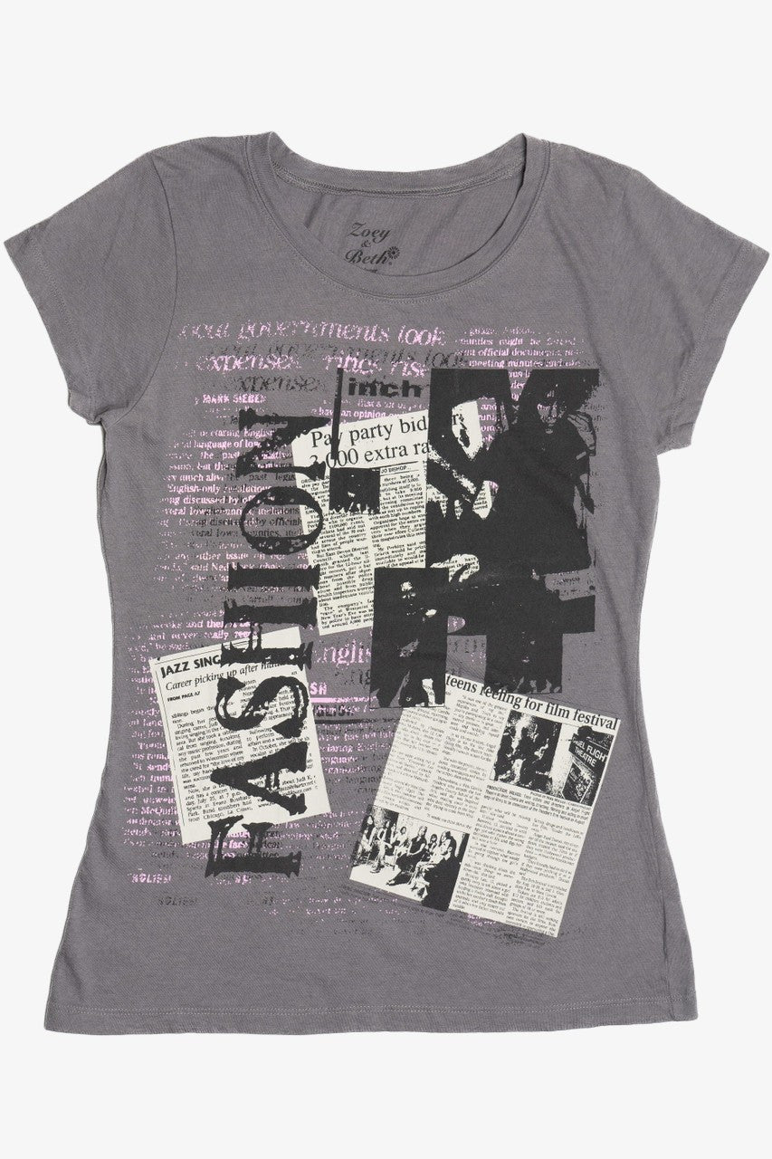 "Fashion" Mall Goth Collage Zoey & Beth T-Shirt