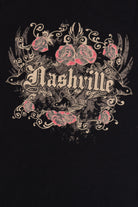"Nashville" Rose & Swallow Traditional Tattoo Design T-Shirt