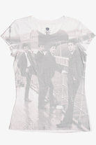 Recycled The Beatles Faded Print T-Shirt