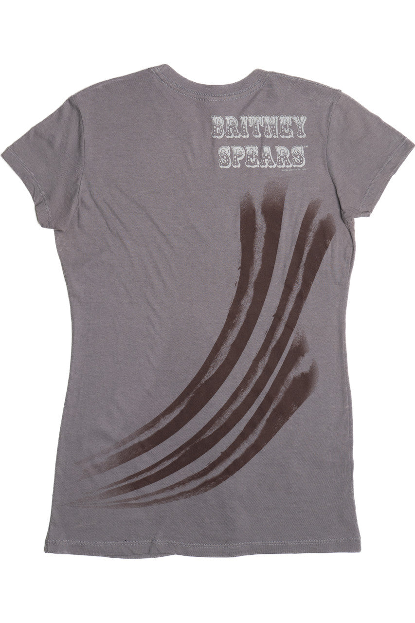 2009 Britney Spears "Womanizer" Metallic Detail T-Shirt