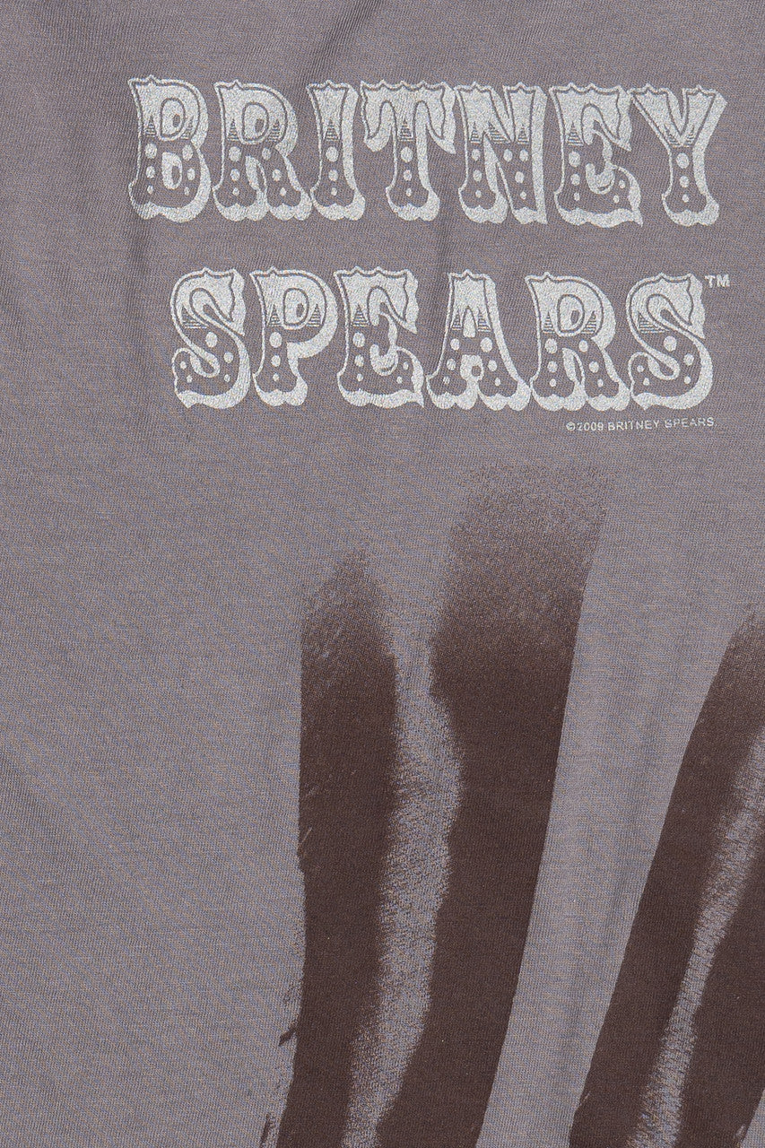 2009 Britney Spears "Womanizer" Metallic Detail T-Shirt