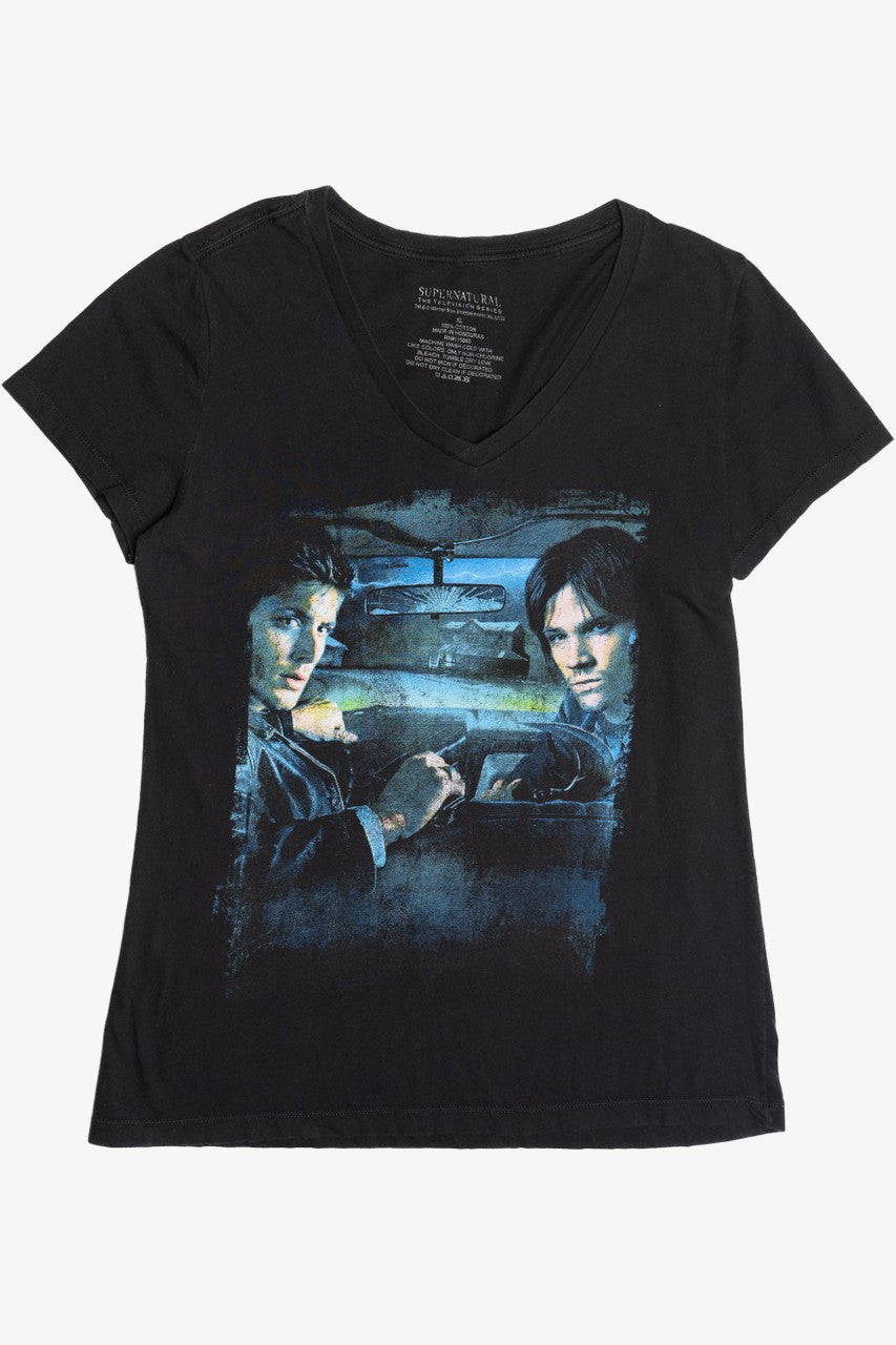 Sam & Dean Supernatural V-Neck T-Shirt 10698