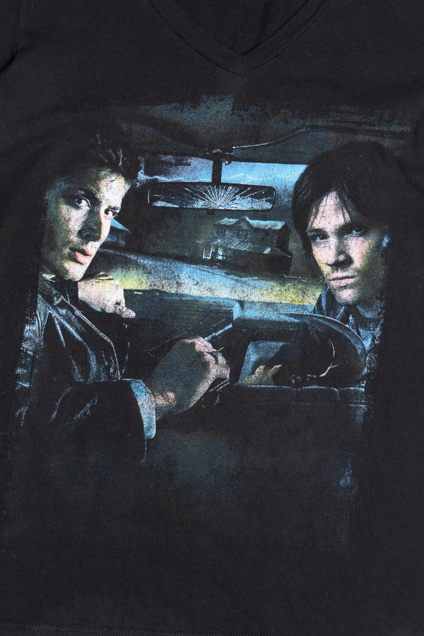 Sam & Dean Supernatural V-Neck T-Shirt 10699