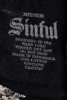 "Sinful" By Affliction All Over Print T-Shirt
