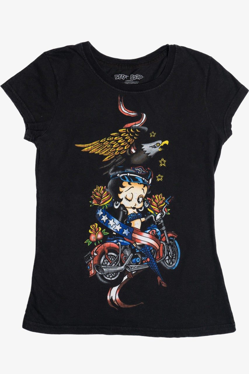 Betty Boop American Traditional Tattoo Style T-Shirt