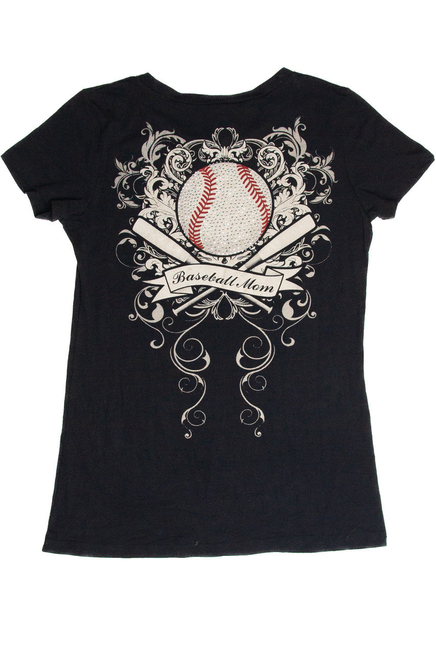 Baseball Mom Rhinestone T-Shirt
