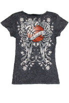 Basketball Rhinestone T-Shirt