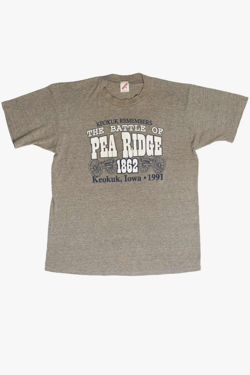 Vintage Battle Of Pea Ridge 1862 Civil War T-Shirt (1991)