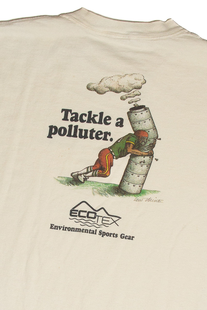 Vintage Eco Tex "Tackle A Polluter" T-Shirt