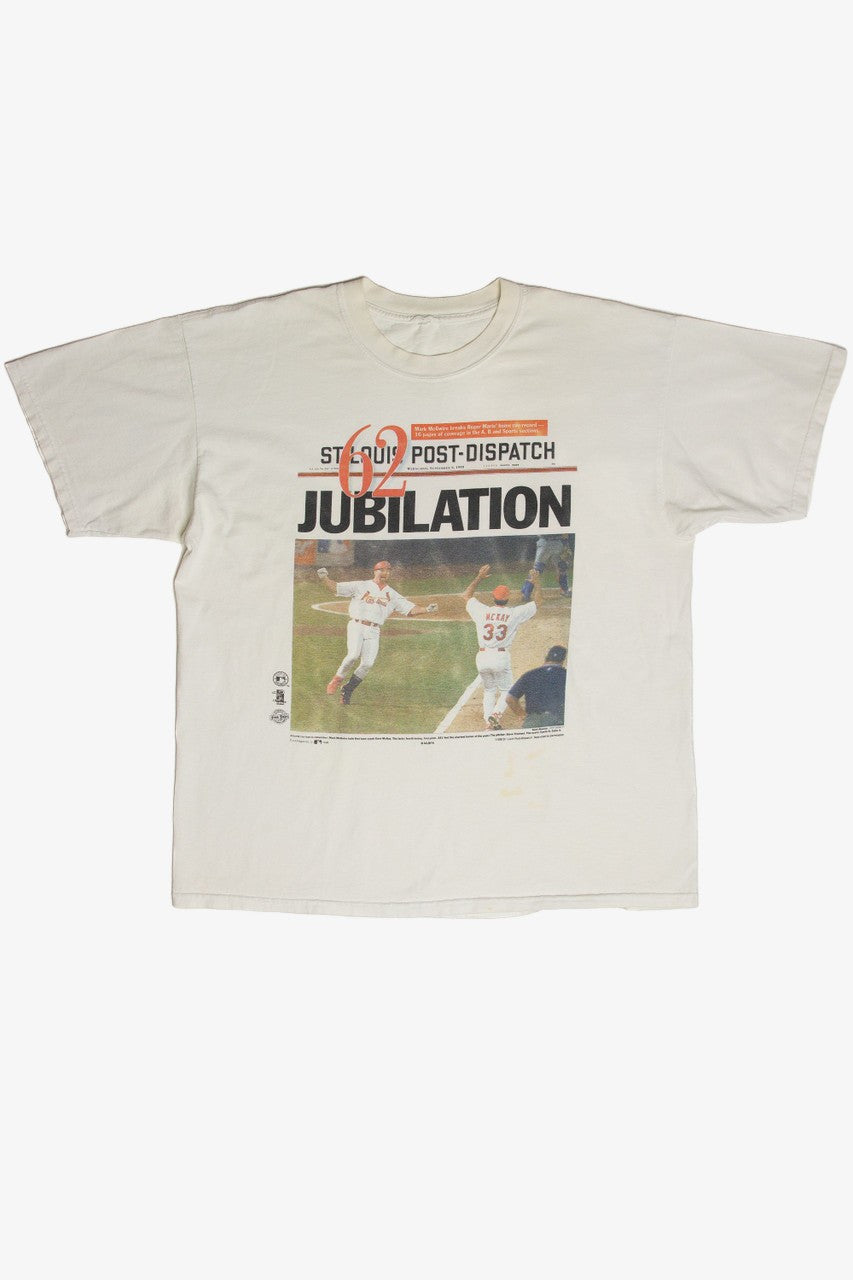 Vintage Mark McGwire Home Run Record T-Shirt (1998)