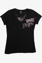 Vintage Metal Mulisha Angel Wings V-Neck T-Shirt