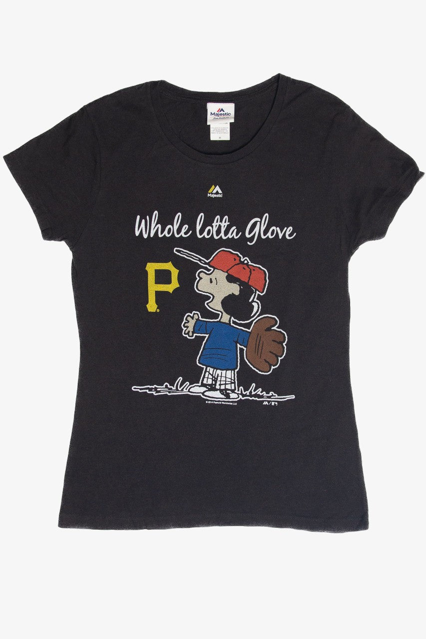 Recycled Pittsburgh Pirates "Whole Lotta Glove" Peanuts T-Shirt (2014)