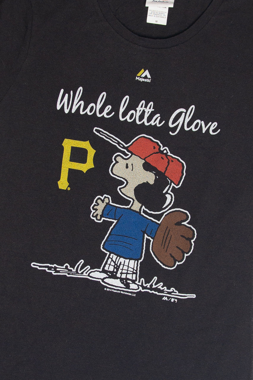 Recycled Pittsburgh Pirates "Whole Lotta Glove" Peanuts T-Shirt (2014)