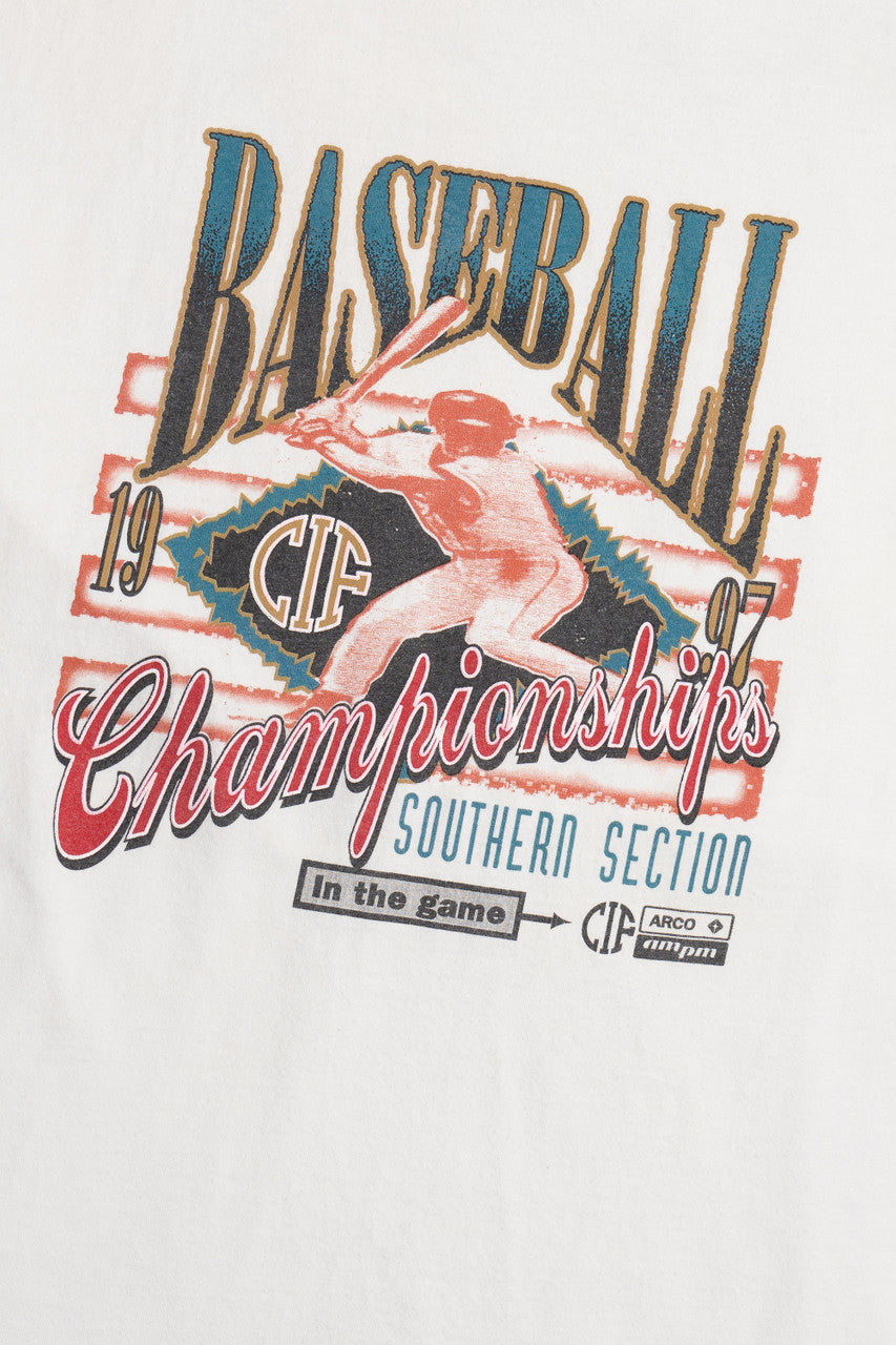Vintage 1997 CIF Baseball Champions Southern Section T-Shirt