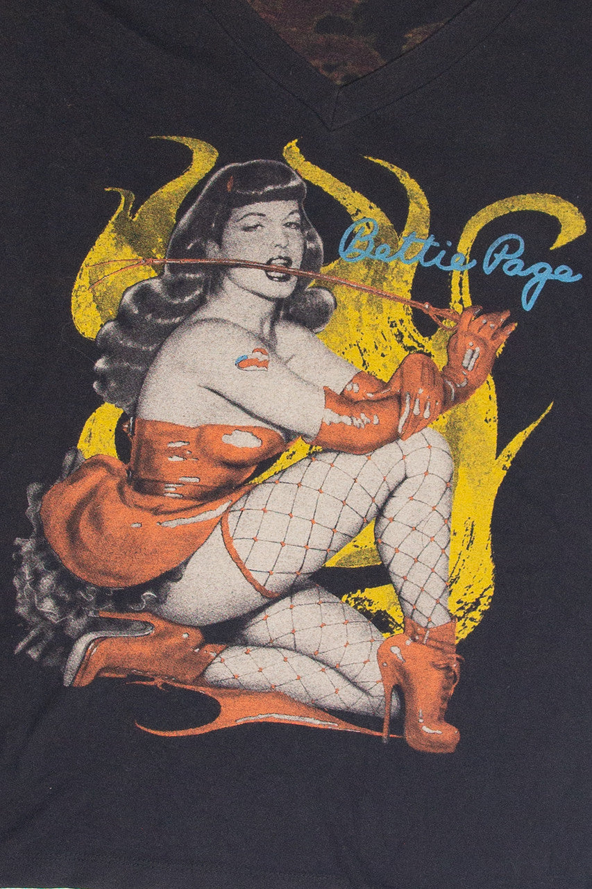 Bettie Page Born To Raise Hell T-Shirt