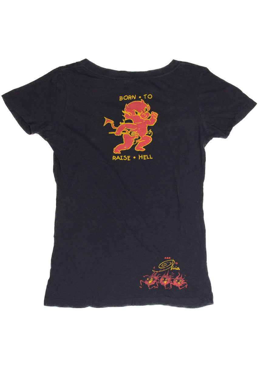Bettie Page Born To Raise Hell T-Shirt
