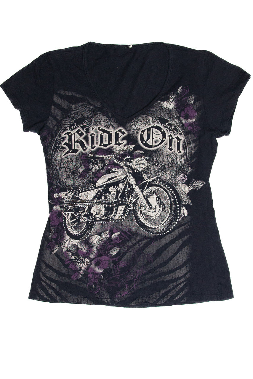 Ride On Rhinestone T-Shirt