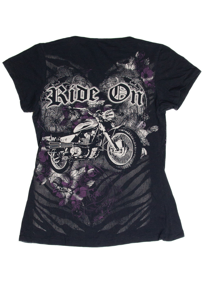 Ride On Rhinestone T-Shirt