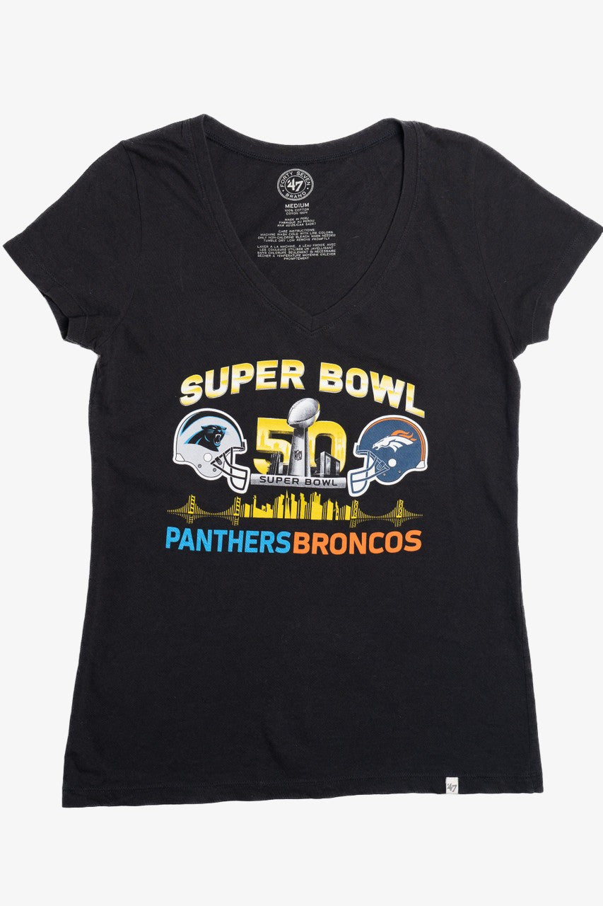2015 50th Super Bowl Panthers Vs. Broncos T-Shirt