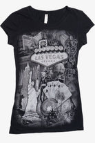 Las Vegas Nevada Y2K Collage-Style T-Shirt