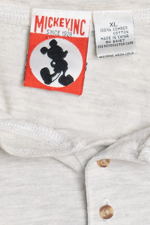 Vintage Walt Disney World 25th Anniversary Embroidered Long Sleeve T-Shirt