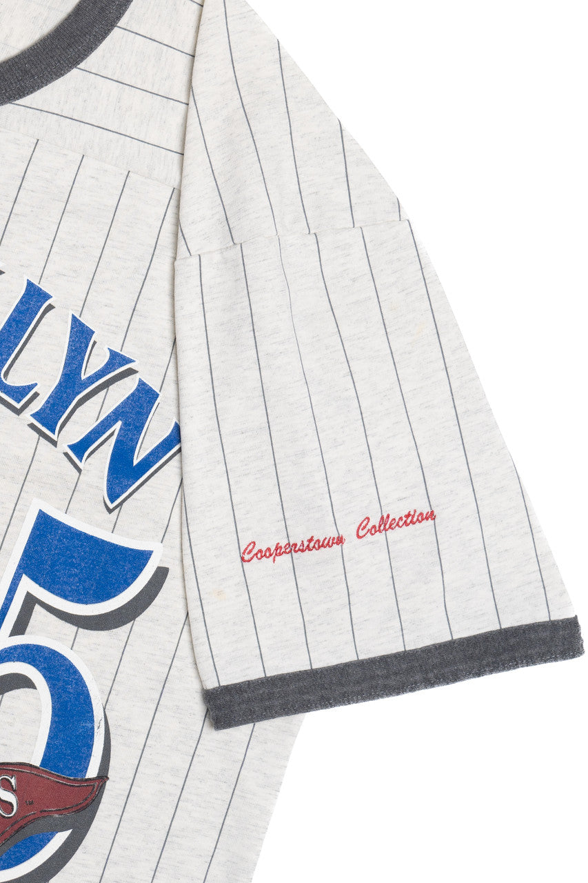 Vintage Brooklyn Dodgers "Dem Bums" Striped Ringer T-Shirt