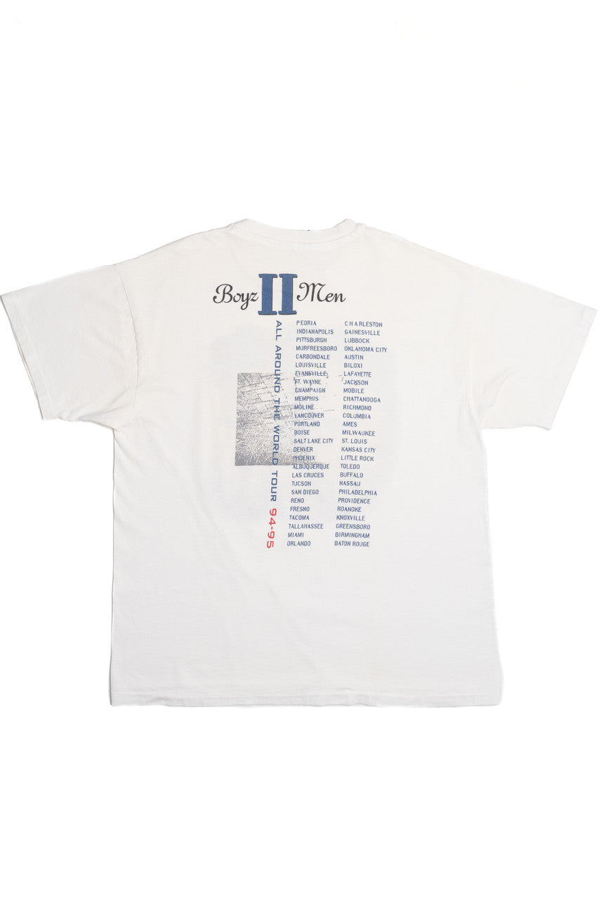 Vintage Boyz II Men 1994-1995 "All Around The World" Tour T-Shirt