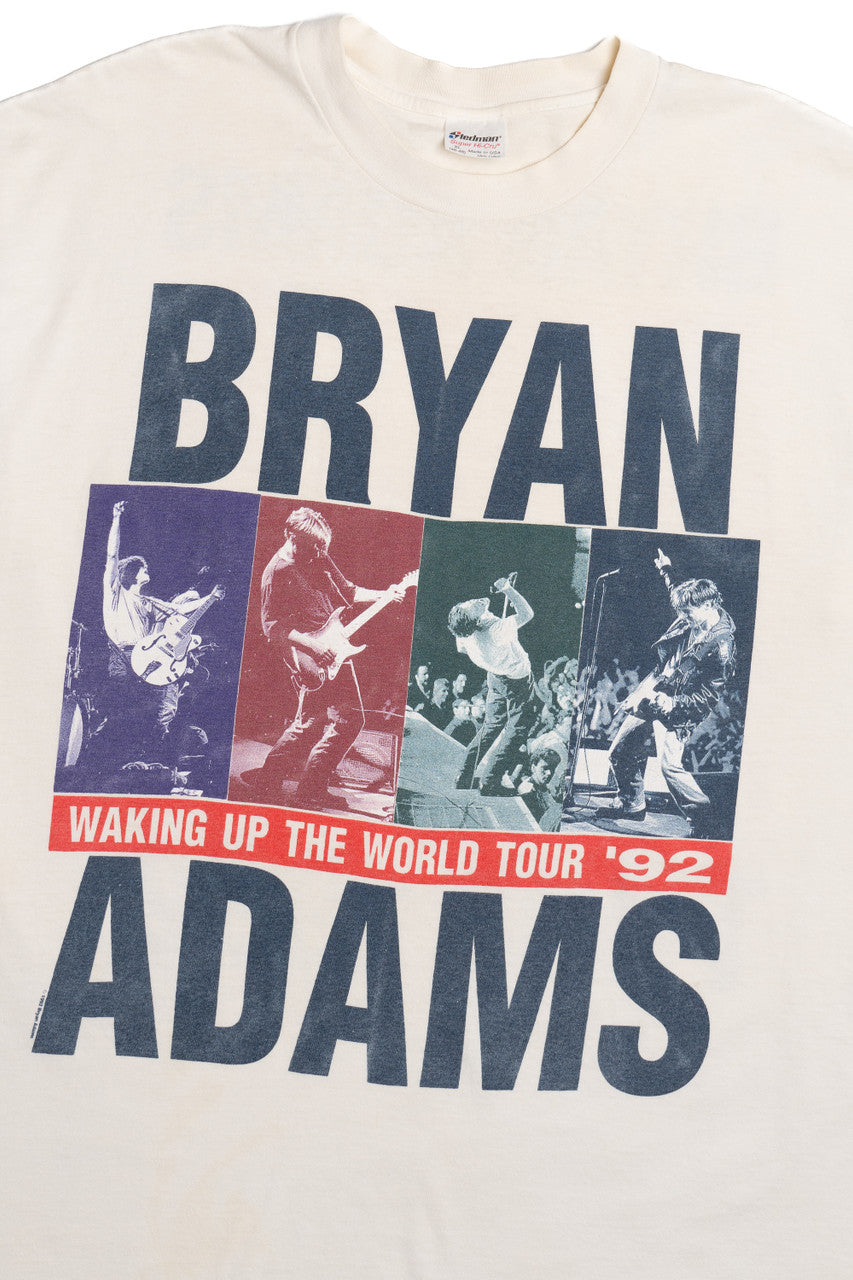 Vintage 1992 Bryan Adams "Waking Up The World" Tour T-Shirt