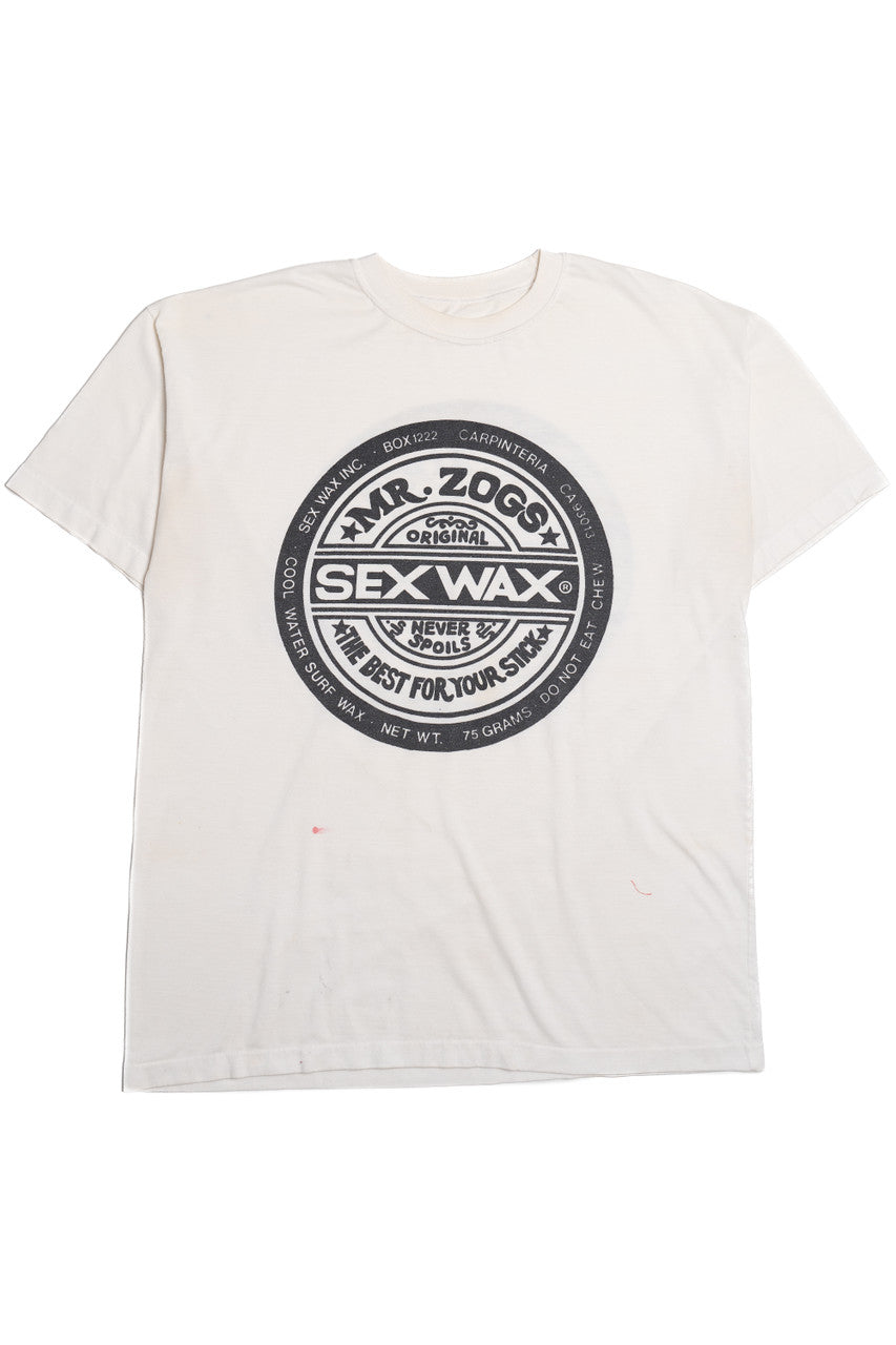 Vintage "Mr. Zogs Original Sex Wax" Surf Wax T-Shirt