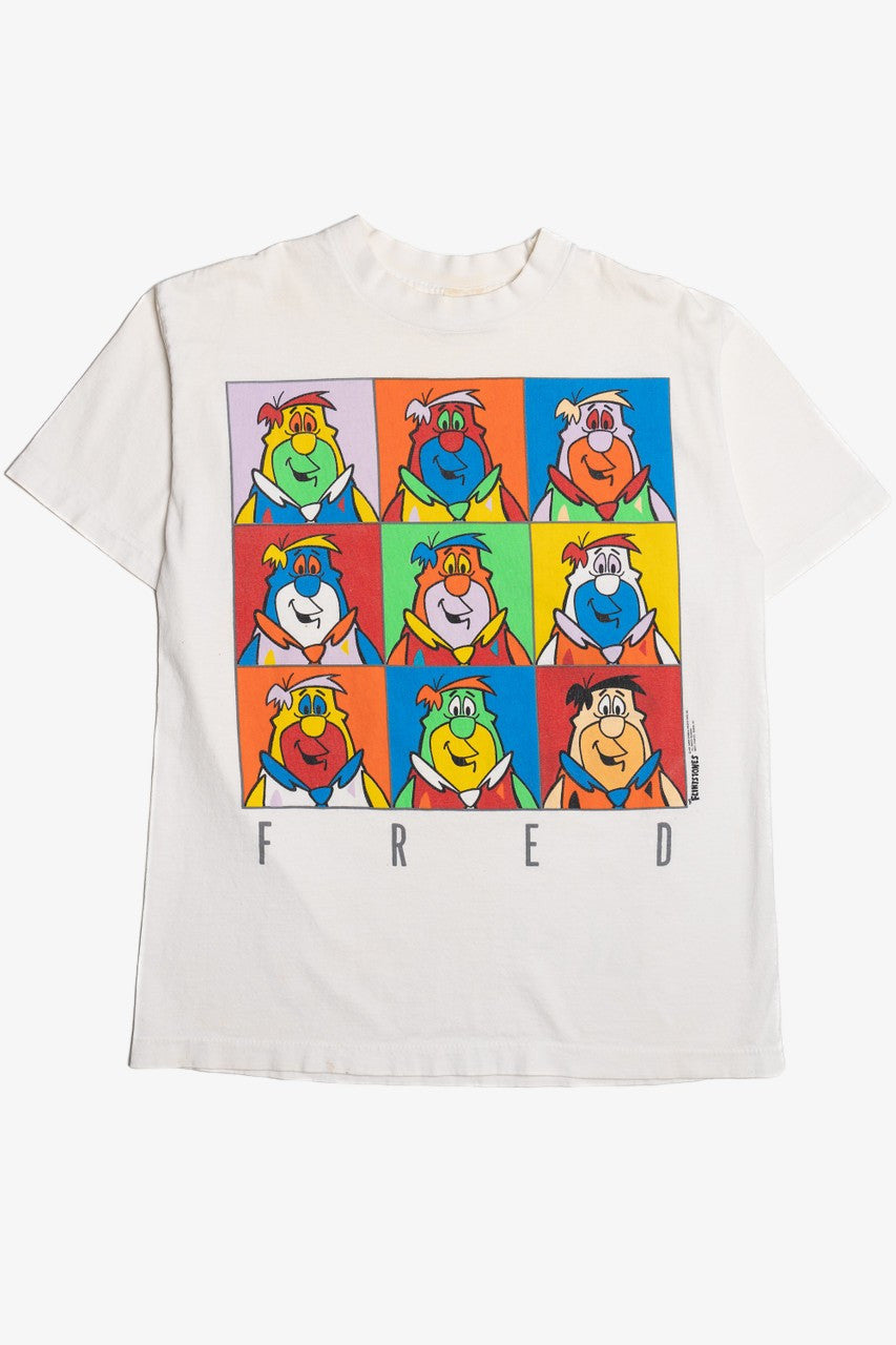 Vintage 1991 Warhol-Style "Fred" Flintstones T-Shirt