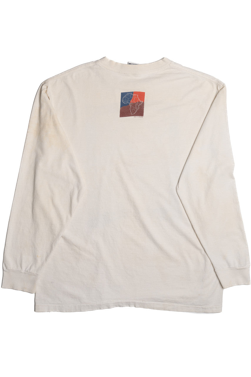 Vintage "Roots + Culture" Black Leaders Long Sleeve T-Shirt
