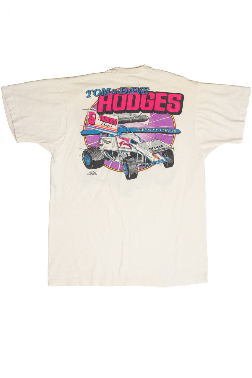 Vintage Tom & Dave Hodges Racing T-Shirt (1990)