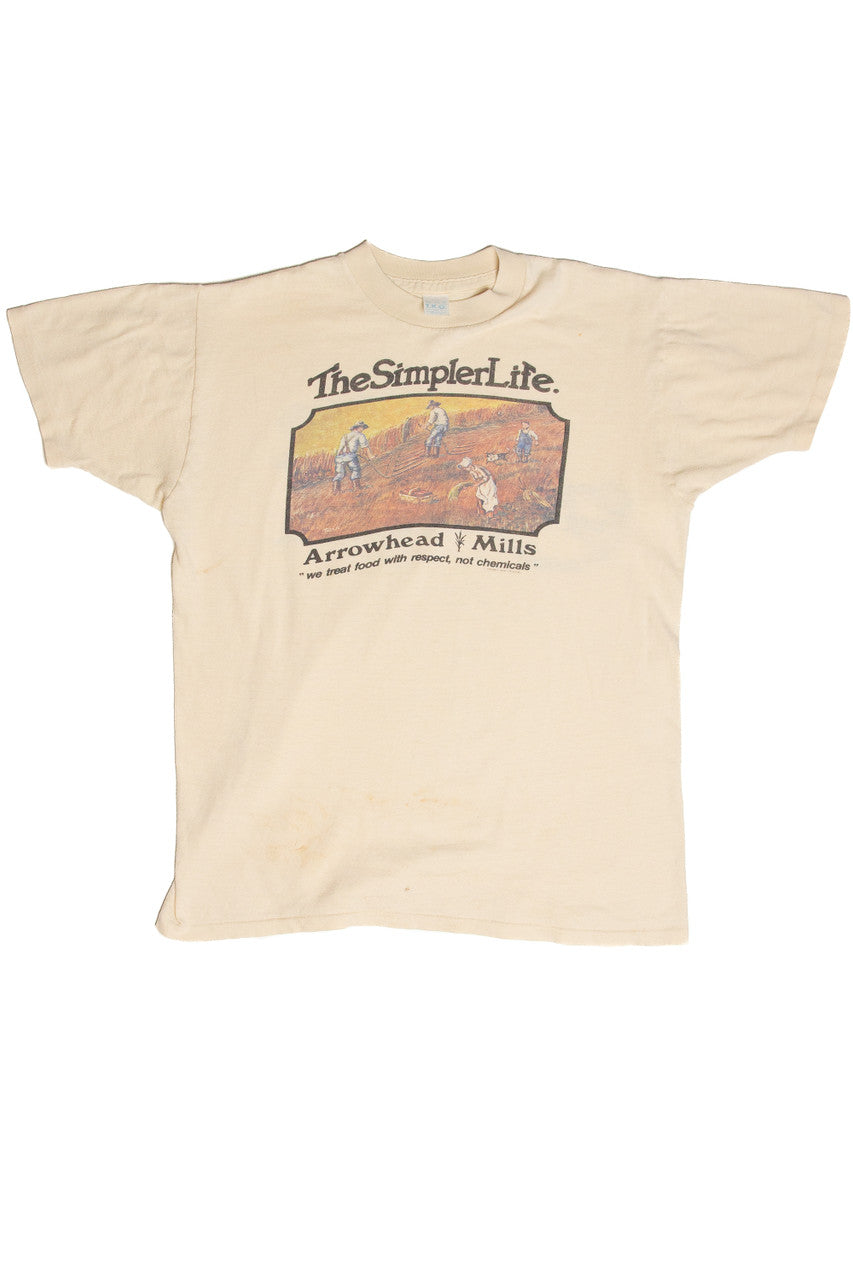 Vintage Arrowhead Mills The Simpler Life T-Shirt