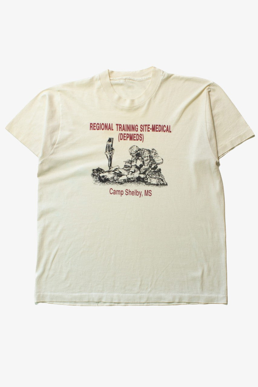 Vintage DEPMEDS Camp Shelby T-Shirt (1990s)