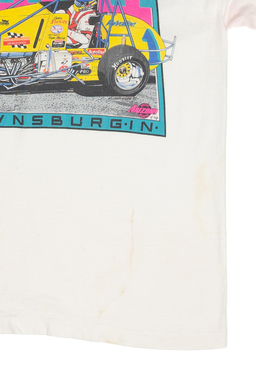 Vintage Robbie Stanley 1991 USAC Champion T-Shirt