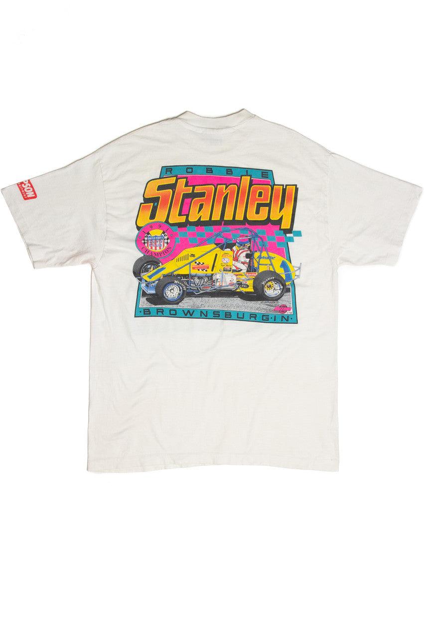 Vintage Robbie Stanley 1991 USAC Champion T-Shirt