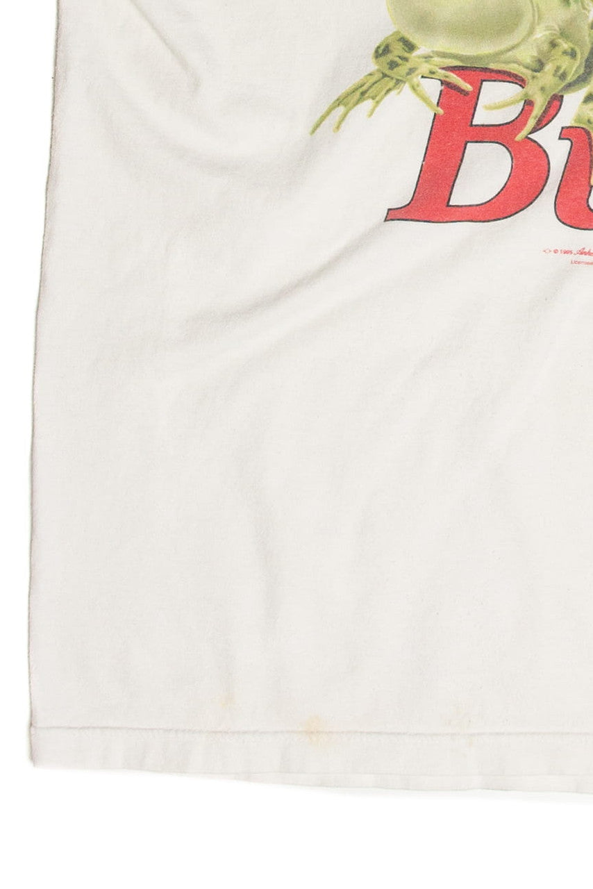 Vintage Budweiser Frog Logo T-Shirt (1995)